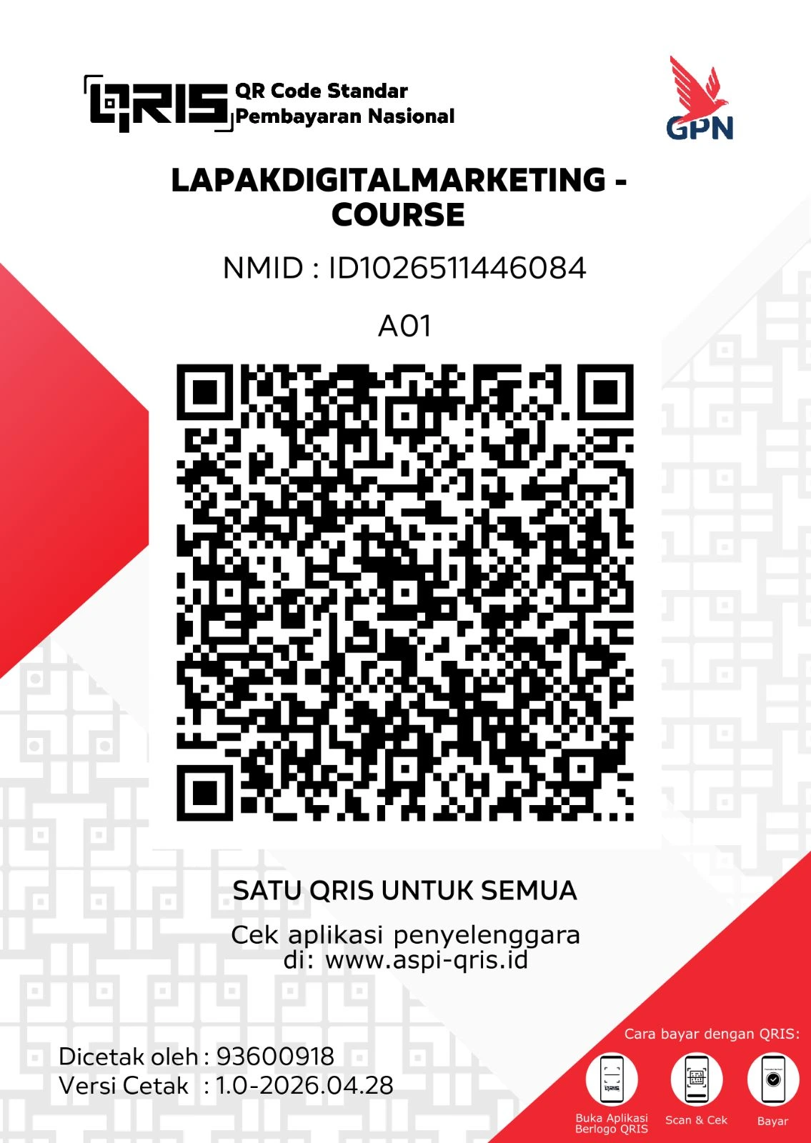QRIS Lapak Digital Marketing